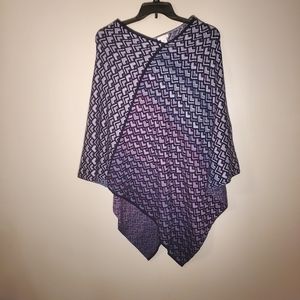 J. Jill Sweater Poncho One Size S M L